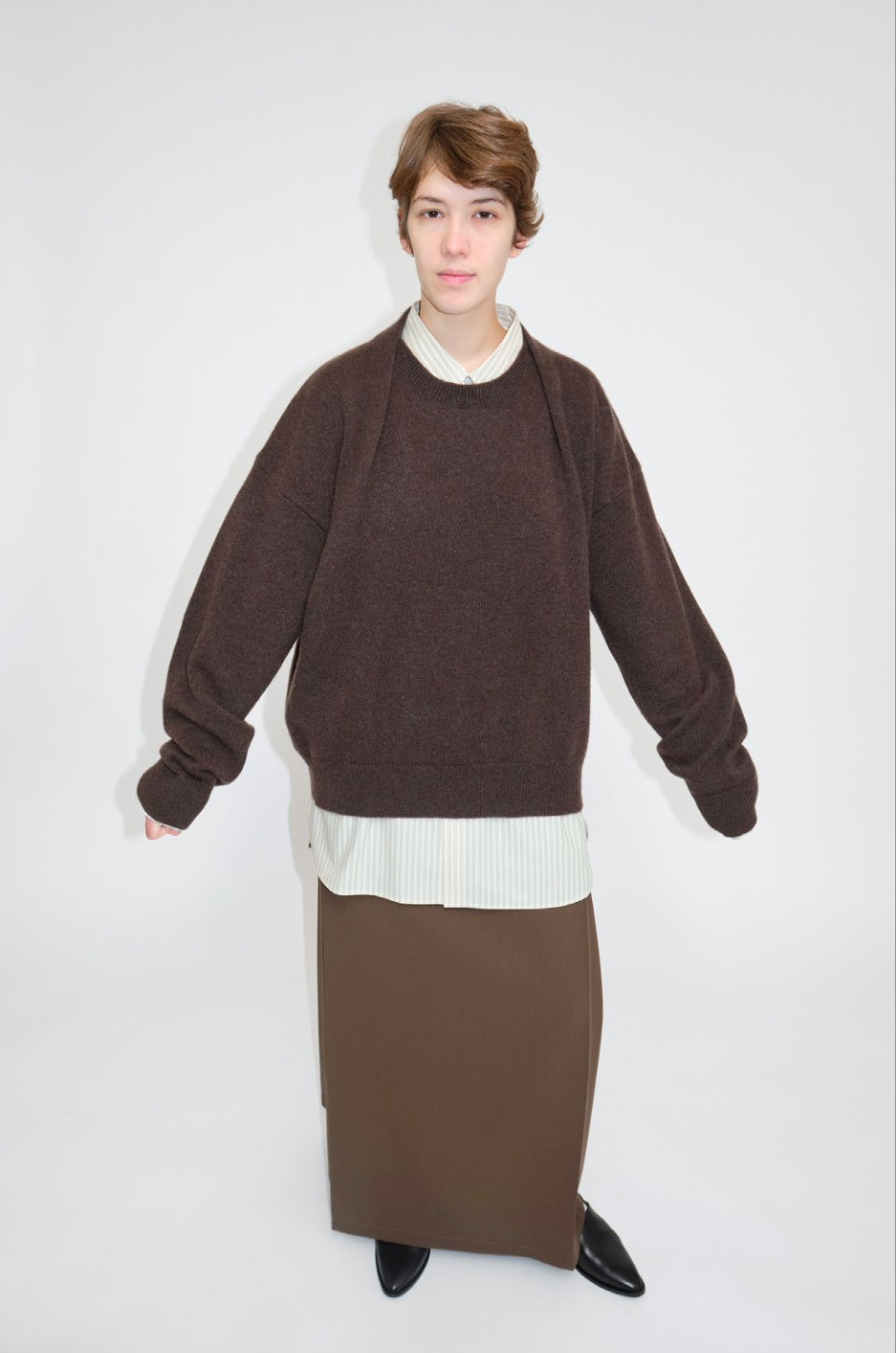 Cristaseya oversized sweater - ニット/セーター