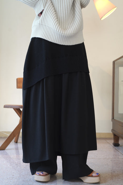 CRISTASEYA<br>PATCHED LONG SKIRT