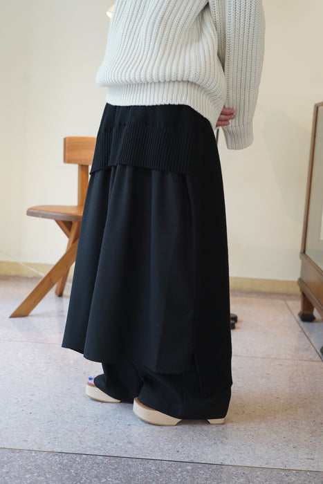 CRISTASEYA<br>PATCHED LONG SKIRT