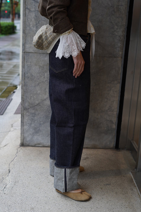 FUMIKA_UCHIDA<br>DENIM STRAIGHT PANTS