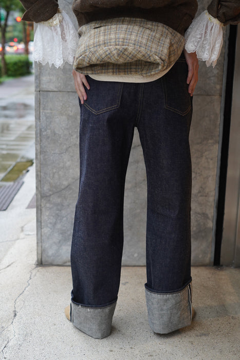 FUMIKA_UCHIDA<br>DENIM STRAIGHT PANTS