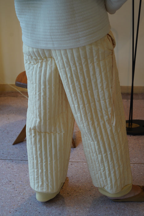 pelleq<br>BATTING TROUSERS<br>in CUSTARD/BLUE GREY