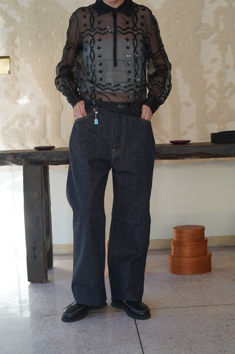 FUMIKA_UCHIDA<br>DENIM STRAIGHT PANTS