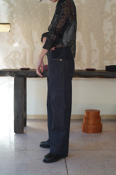 FUMIKA_UCHIDA<br>DENIM STRAIGHT PANTS