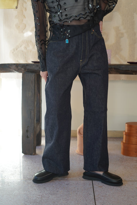 FUMIKA_UCHIDA<br>DENIM STRAIGHT PANTS