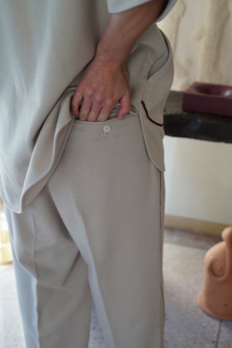 pelleq<br>double tuck trousers<br>in OATS