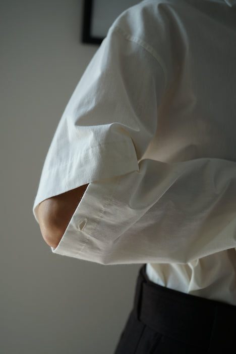 pelleq<br>C/W CUT SLEEVE SHIRT<br>WHITE