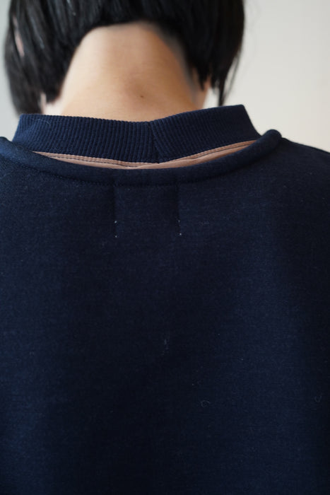 JONNLYNX<br>cotton wool urake doll pullover<br>in NAVY/BEIGE