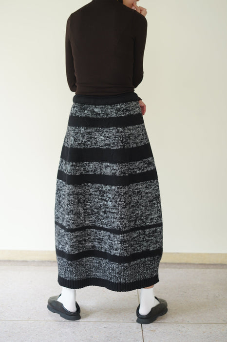 CRISTASEYA<br>MAXI MELANGE LONG SKIRT <br><br>SOLD OUT