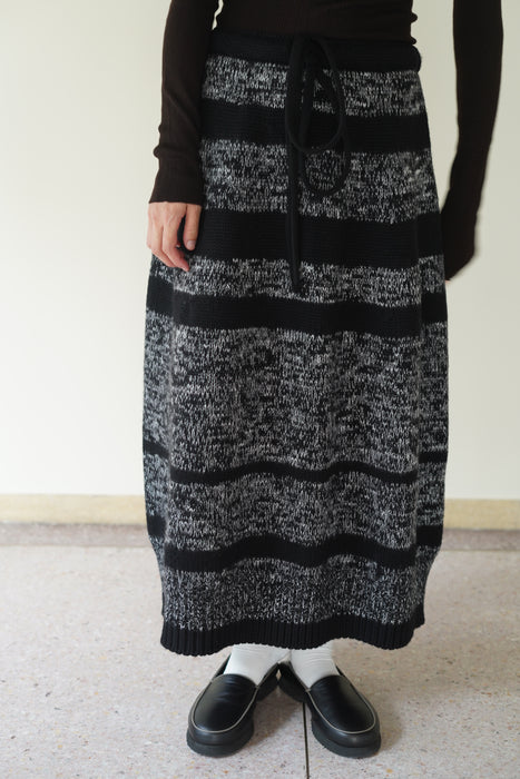 CRISTASEYA<br>MAXI MELANGE LONG SKIRT <br><br>SOLD OUT