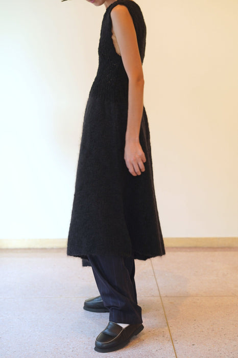 CRISTASEYA<br>ASYMMETRICAL LONG KNIT DRESS (-7CM)