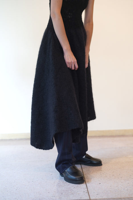 CRISTASEYA<br>ASYMMETRICAL LONG KNIT DRESS (-7CM)