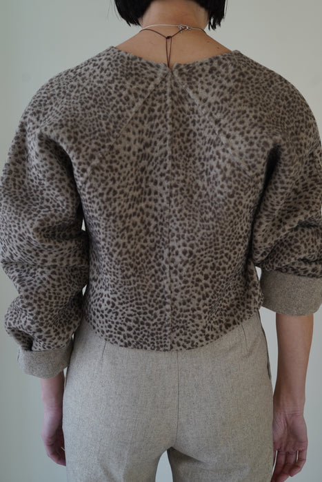 VINTAGE GEOFFREY BEENE<BR>ANIMAL BOLERO JACKET<BR><BR>SOLD OUT