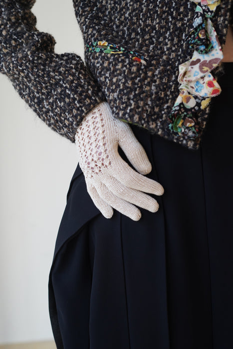 ANTIQUE<BR>CROCHET GLOVES