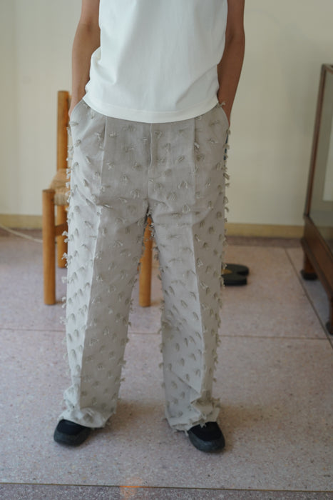 JONNLYNX<br>cut jaquard pants