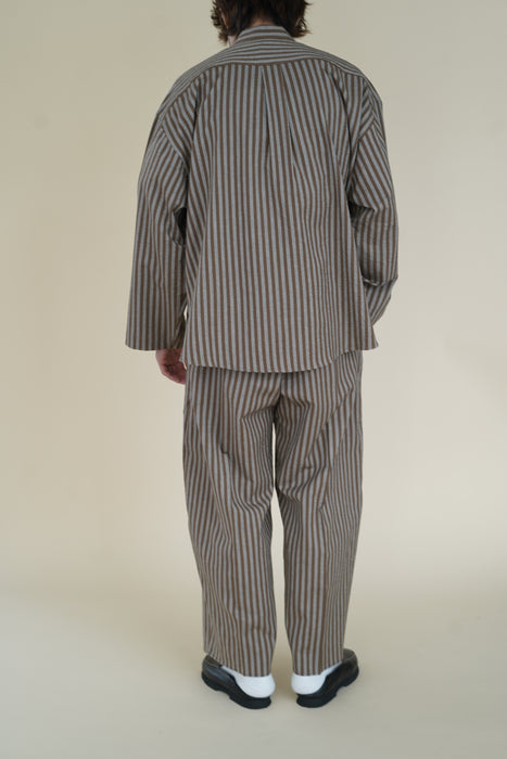 CRISTASEYA<br>MOROCCAN PYJAMA PANTS<br>in BROWN STRIPES