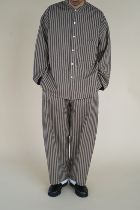 CRISTASEYA<br>MOROCCAN PYJAMA PANTS<br>in BROWN STRIPES