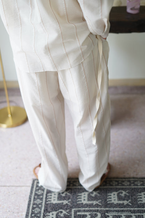 pelleq<br>mole stripe double use trousers<br><br>SOLD OUT