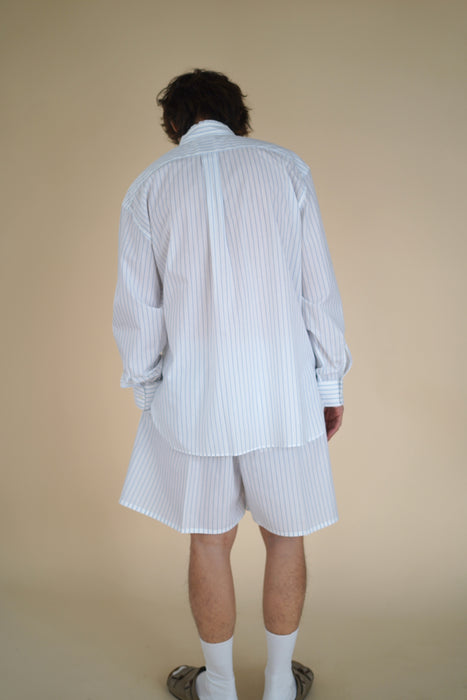 Salvatore Piccolo x CRISTASEYA<br>HANDMADE FRINGED MAO COLLAR SHIRT