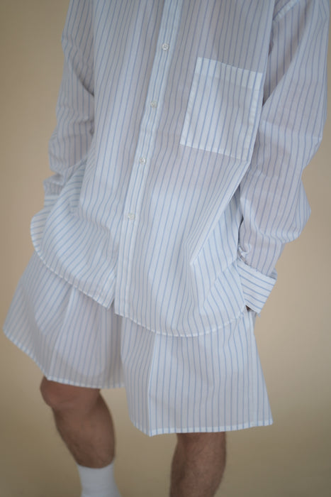 Salvatore Piccolo x CRISTASEYA<br>HANDMADE FRINGED MAO COLLAR SHIRT