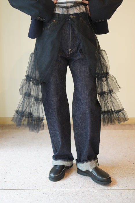 FUMIKA_UCHIDA<br>DENIM STRAIGHT PANTS