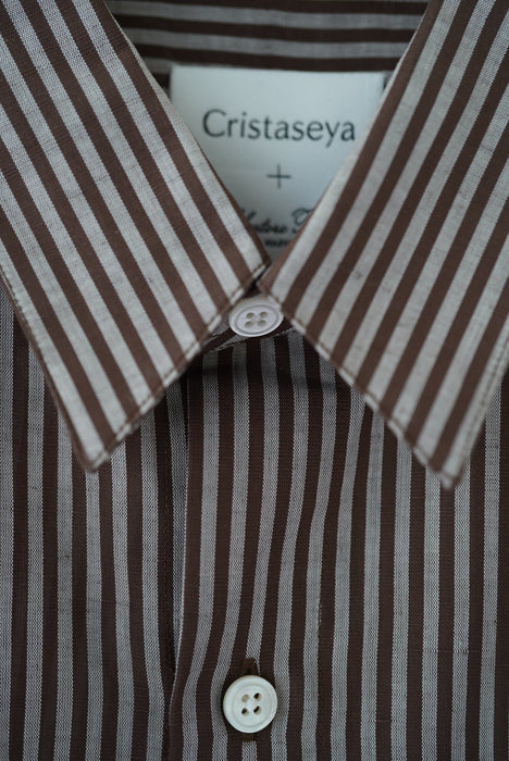 SALVATORE PICCOLO X CRISTASEYA<br>HANDMADE CLASSIC COLLAR SHIRT