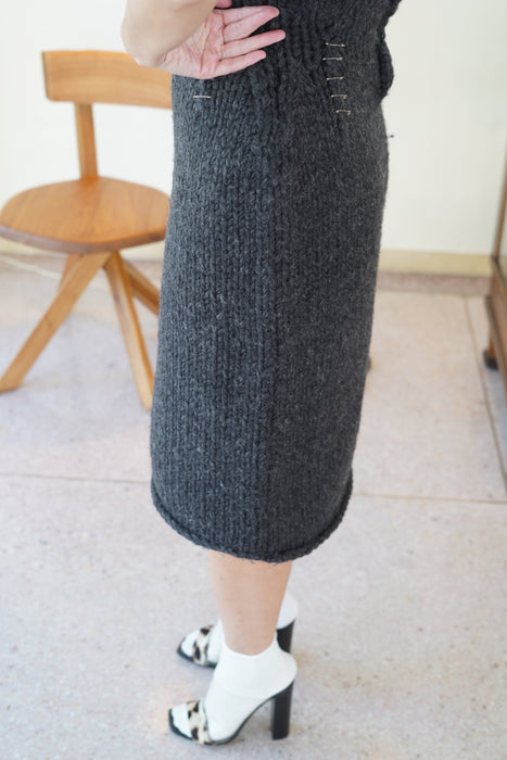 FUMIKA_UCHIDA<BR>HAND KNITTED BARE DRESS <br><br>SOLD OUT