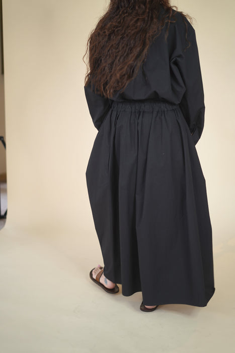 CRISTASEYA for PORT<br>LONG SKIRT<br>in BLACK