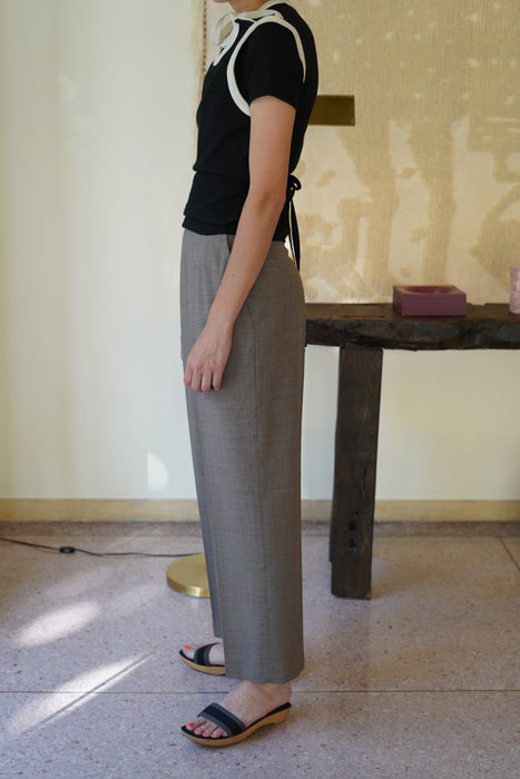 VINTAGE HERMES <br>WOOL SIDE ZIP TROUSERS <br><br>SOLD OUT