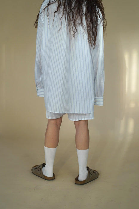 Salvatore Piccolo x CRISTASEYA<br>HANDMADE FRINGED MAO COLLAR SHIRT