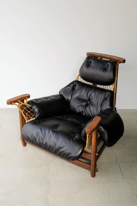 JEAN GILLON<BR>BRAZILIAN ROSEWOOD LOUNGE CHAIR<BR>"JANGADA"