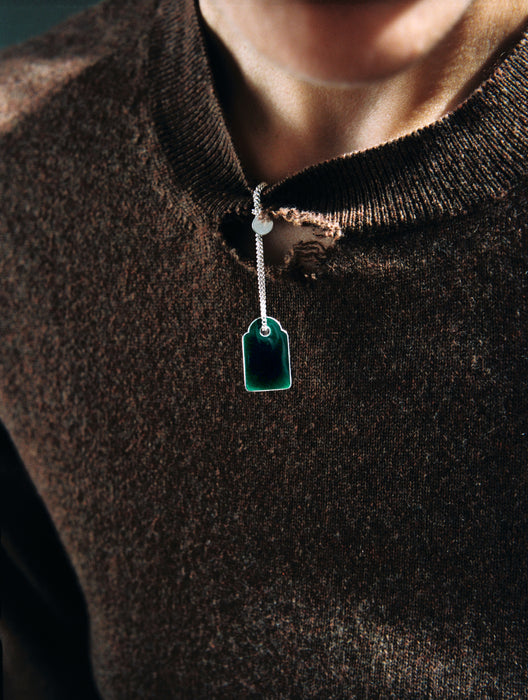 AXEP<br>TAG ENAMEL/GREEN