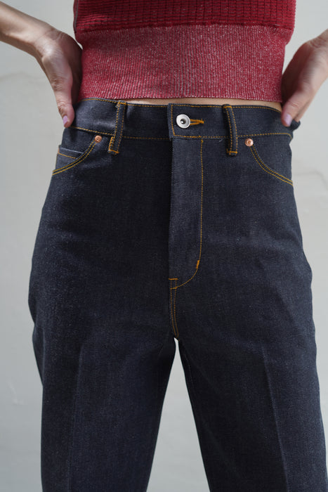 pelleq<br>streight denim<br>in INDIGO/BLACK